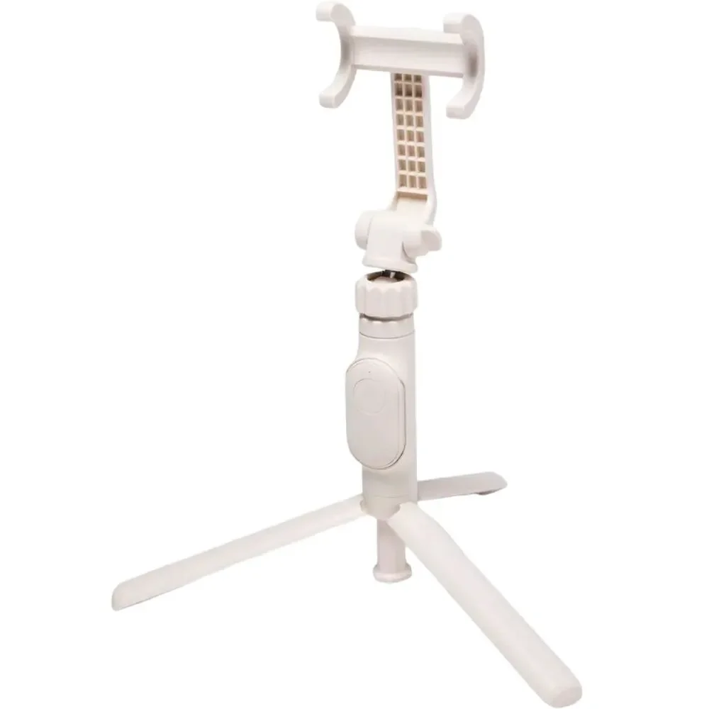 Desktop Tripod Phone Mount Adjustable Stand Stone White heyday Universal Vloggin